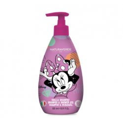 Šampūnas ir dušo želė Disney Classic Shampoo & Shower Gel "Sweet Strawberry" Minnie, NATURAVERDE, 500 ml