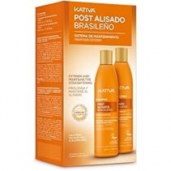 Plaukų priežūros rinkinys po tiesinimo KATIVA Post Brazilian Straightening Kit, 1 rink