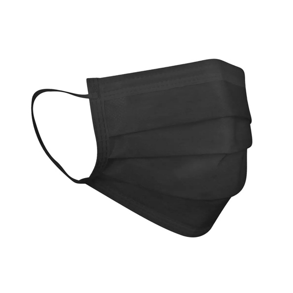 Apsauginės, medicininės veido kaukės, DACH Medical Face Mask TYPE IIR, juodos, 50 vnt (1)