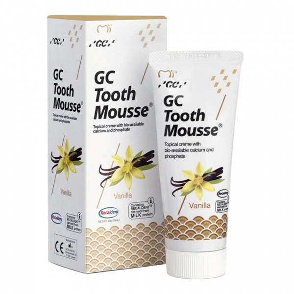 Dantų kremas GC Tooth Mousse, vanilės skonio, 35 ml (1)