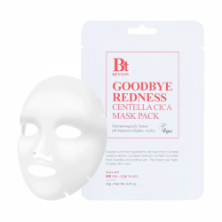 Lakštinė veido kaukė Goodbye Redness centella cica mask, BENTON, 1 vnt