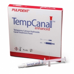 Laikina kalcio hidroksido pasta Temp-Canal enhanced, Pulpdent