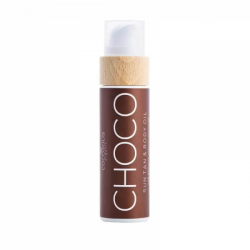 Organiškas įdegio aliejus kūnui, COCOSOLIS CHOCO, šokoladinio aromato, 110 ml