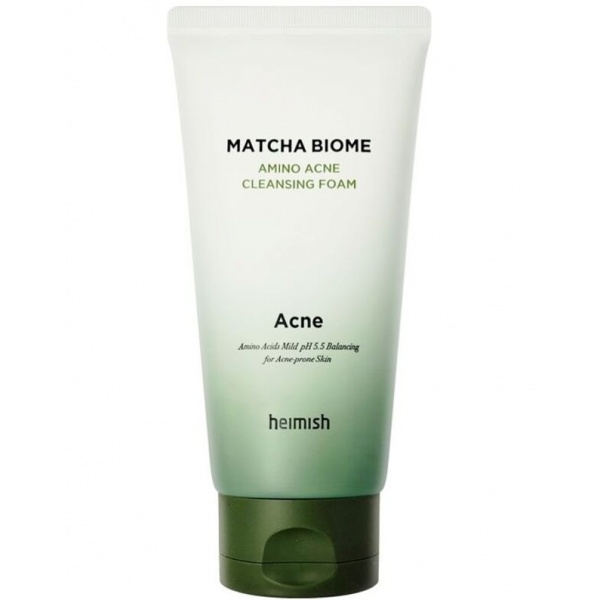 Veido prausiklis Matcha Biome Amino Acne Cleansing Foam, HEIMISH, 150 g (1)