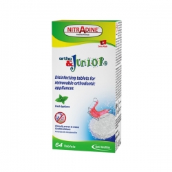 Junior ortho dezinfekavimo tabletės, BONYF, 64 vnt