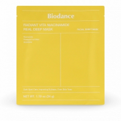 Veido kaukė su niacinamidu BIODANCE iant Vita Niacinamide Real Deep Mask, 1 vnt