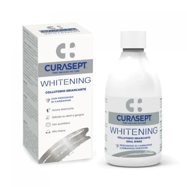 Burnos skalavimo skystis, CURASEPT Whitening, 300 ml