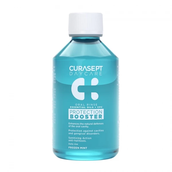 Skalavimo skystis CURASEPT Daycare Booster Frozen Mint, šaldančios mėtų skonio, 250 ml