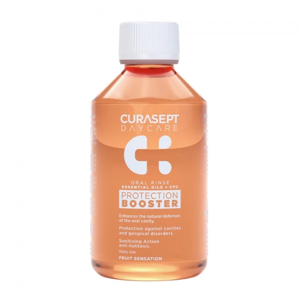 Skalavimo skystis CURASEPT Daycare Booster Fruit Sensation, vaisių skonio, 250 ml
