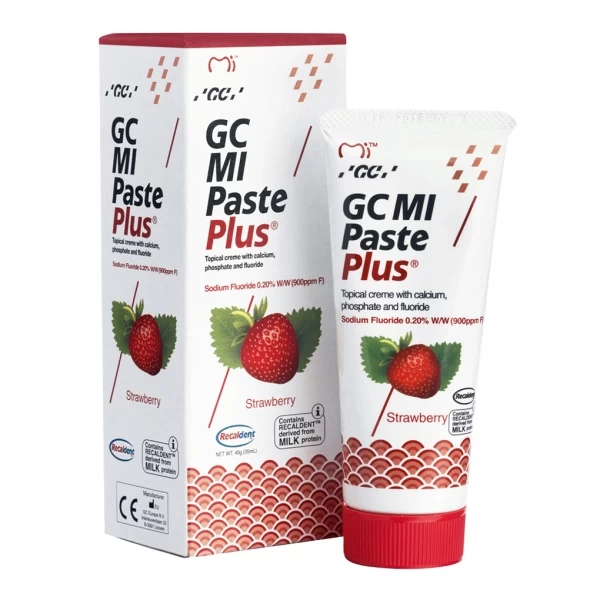 Dantų kremas GC MI paste plus, braškių skonio, 35 ml