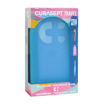 Kelioninis rinkinys CURASEPT Travel Kit, mėlynas, 1 rink